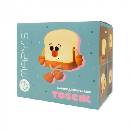 Kinder LED Nachtlicht 1W 3000K Warm USB Wiederaufladbar 1200mAh Orange|Weiß MARY'S TISSUE