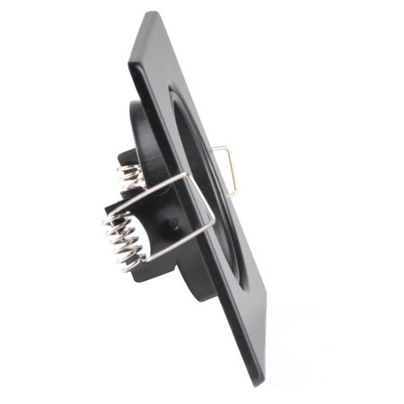 BEWEGLICHE Deckenleuchte OPIN GOLDLUX (Polux) QUADRATISCH SCHWARZER STAHL