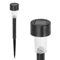 Solar Garten Pole Outdoor Stehend LED 6000K Kalt IP44 Schwarz Zen Kobi