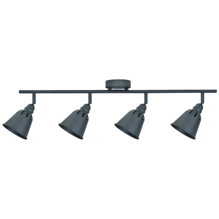 FIONA WANDLEUCHTE Wandleuchte 4xE14 für Decke SCHWARZ GOLDLUX (Polux)