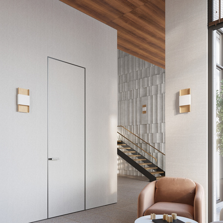 Wandleuchte DURLIN 2xG9 Gold Weiß Modern SOLLUX