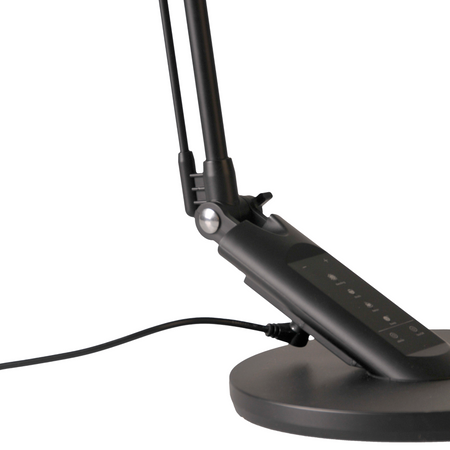 LED Tischlampe 7W 400lm CCT 120° Schwarz Dimmbar Optimum Sanico Goldlux