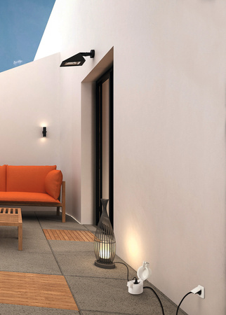 Intelligente Außensteckdose EU 230V 3600W 16A Kompatibel mit SMART+ WiFi Ledvance Fernbedienung