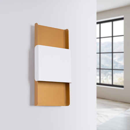 Wandleuchte DURLIN 2xG9 Gold Weiß Modern SOLLUX