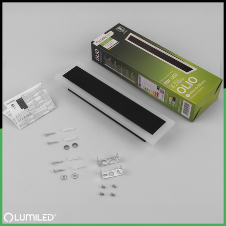 LED-Wandanbauleuchte OLIO 9W 4000K 30cm IP65 LUMILED