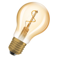 LED-Glühbirne A60 Vintage E27 1.8W 30lm 2200K Warm 320° Amber Filament Vintage 1906 Osram