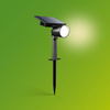 Solar Gartenlampe Reflektor LED 1.4W 150lm 2700K IP44 mit Dämmerungssensor Schwarz Ashlyn Philips
