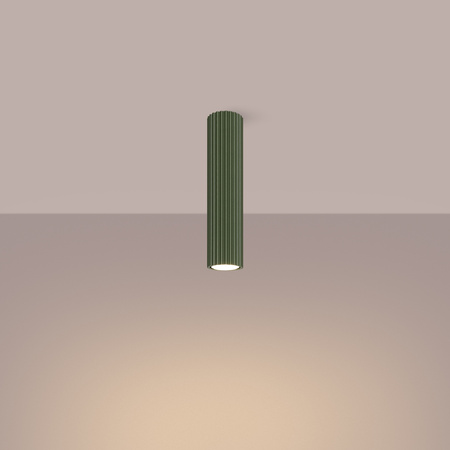 Tuba Spot GU10 Olive Carbon Deep Space SL-Deckenleuchte.1608 Sollux