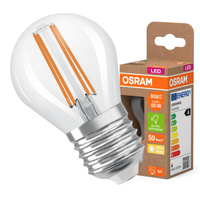 LED-Lampe P45 Ball E27 3.8W = 60W 806lm 2700K Warm 320° 213lm/W CLASSIC ENERGY EFFICIENCY Osram