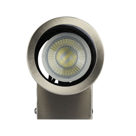 Gartenlampe Wandleuchte GU10 IP44 Oben/Unten Silber VT-7642 V-TAC