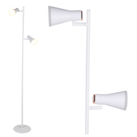 Stehleuchte 7W 2x LED BERG weiß 3000K GOLDLUX (Polux)