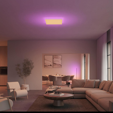 LED-Panel Deckenanbauleuchte 60x60 cm 67W 4850lm IP20 Weiß und Farbe Ambiance RGB + TW Weiß Smart SMART Zigbee Bluetooth Datura Philips HUE