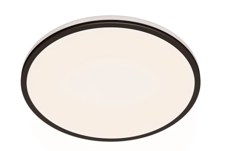 Plafond LED-Anbauleuchte OZZIET 36W 4000K 50cm Schwarz Rund PHILIPS