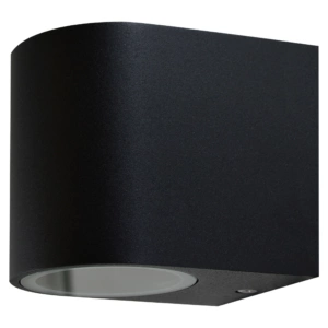 LED-Gartenwandleuchte GU10 BOSTON GOLDLUX (Polux) ALUMINIUM SCHWARZ