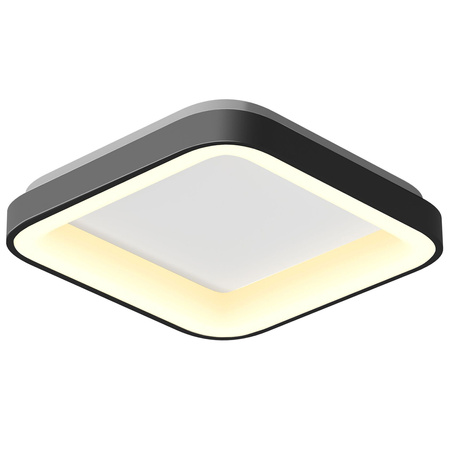 Plafond LED-Deckenleuchte Aufbauleuchte 72W 7500lm 2700-6000K CCT Schwarz Dimmbar + EDGE Fernbedienung Videx