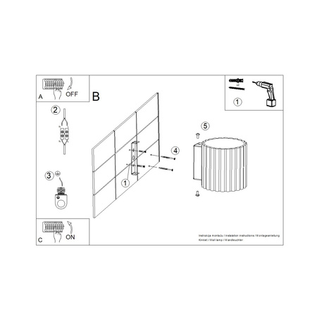 Wandleuchte G9 Aluminium Mokka Aura Deep Space SL.1806 Sollux