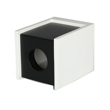 Spot-Deckenleuchte GU10 quadratisch Weiß/Schwarz VT-860 V-TAC – 5 Jahre Garantie