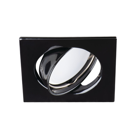 Set aus 3x TRIBIS II GU10 PAR16 10W Deckeneinbauleuchte Schwarz + GU10 Leuchtmittel 400lm 3000K Warm KANLUX