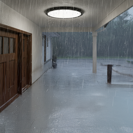 LED Plafond Deckenleuchte 22W 2400lm CCT 140° IP54 Schwarz Aufputz Videx