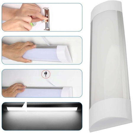 Linearer LED-Garagen-Lichtstreifen 36W 4500K Neutral 120cm