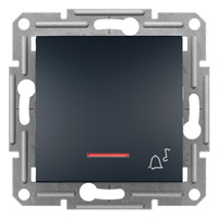 SCHNEIDER ASFORA Unterputz-Klingeltaster mit Hintergrundbeleuchtung ohne Rahmen