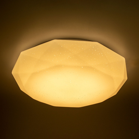 LED-Deckenleuchte Deckenleuchte DIAMOND 72W 4680lm 51cm Vito + Fernbedienung 3000K-6400K