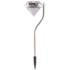 Solar-Garten-LED-Lampe zum Einstecken dekorativ Außen DIAMANT Chrom RGB