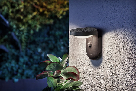 Gartenleuchte LED Wandleuchte TYLA IR myGarden 9W 4000K IP44 mit Bewegungs- und Dämmerungssensor Anthrazit PHILIPS