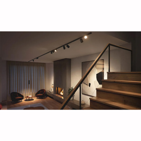 LED Perifo Stromschienenstrahler Schwarz 5.3W CCT RGB Philips HUE Bluetooth
