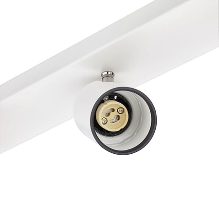 KOSIPO Deckenleuchte Reflektor Leuchte 3x GU10 Weiß Moving PHILIPS