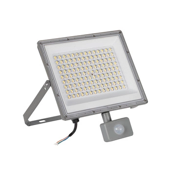 LED-Flutlicht Halogenlampe 100W 10800lm CCT 90° IP44 PIR-Sensor Grau ACETE Kanlux