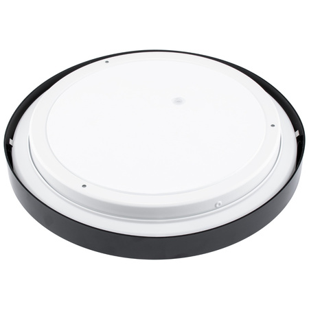 LED-Deckenleuchte Deckenaufbauleuchten Bad Aufbaulampe 18W 4000K IP44 ZOE Schwarz 30cm