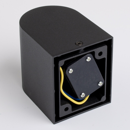 Wandleuchte Außen GU10, Garten-Wandleuchte Schwarz ALLIUM LUMILED