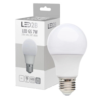 LED-Lampe E27 Ball 7W 600lm 4000K Neutral 240° LED2B Kobi