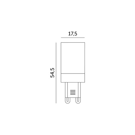 LED-Glühbirne G9 Capsule 4W 380lm 4000K Neutral 330° Kobi