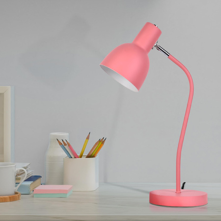 Schreibtischlampe Verstellbar E27 Rosa Mimi Sanico Goldlux