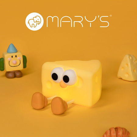 Kinder LED-Nachtlicht 1W 3000K Warm USB Wiederaufladbar 1200mAh Gelb MARY'S SEREK