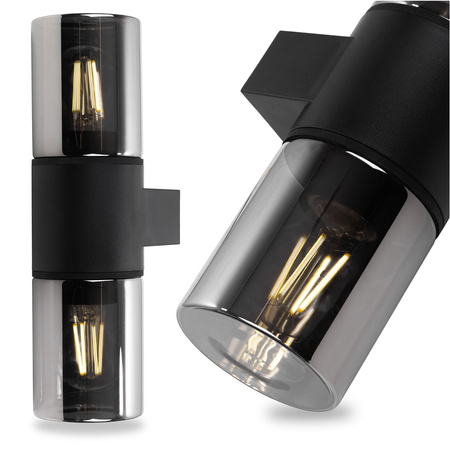 Garten Wand Außenwandleuchte 2x E27 SALVIA LUMILED