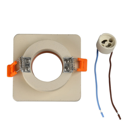 Deckeneinbauleuchte GU10 Square weiß/rosa gold VT-862 V-TAC - 5 Jahre Garantie