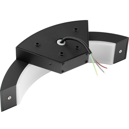 Gartenlampe Elevation Wandleuchte 12W 4000K ORION SCHWARZ IP54