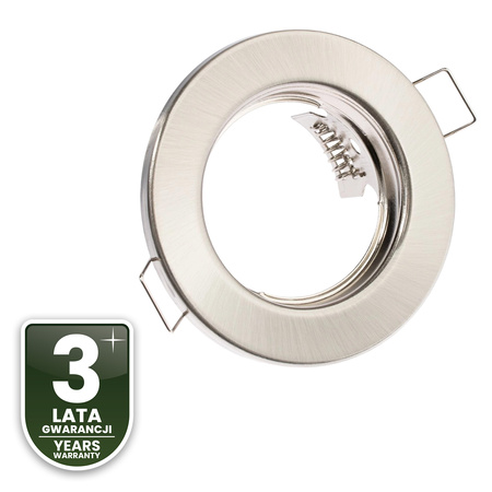 Einbaustrahler GU10, MR16 Einbauspot HALOGEN Runde Fest Satin Blech ARDALI LUMILED