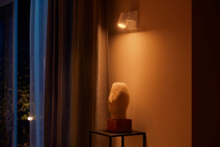 Philips HUE Weiß und Farbe Ambiance Lampe Argenta 1x4.2W Bluetooth Zigbee