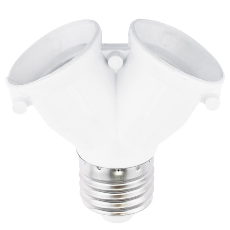 LED GUIDE CONNECTOR ADAPTER E27 auf 2xE27