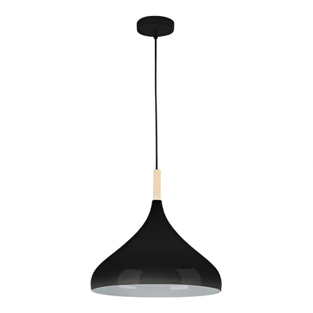 Masterled E27 Schwarz Braun Miko Hängeleuchte