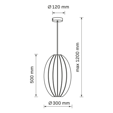 Decke Hängelampe E27 Schwarz JAPANDI Sanico Goldlux