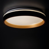 LED Plafond SOLN Deckenleuchte 17,5W Schwarz-Gold KANLUX