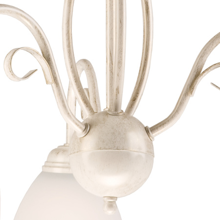 ADELLE Decke Pendelleuchte 5xE27 Weiß Klassisch LM-5.6 Lamkur