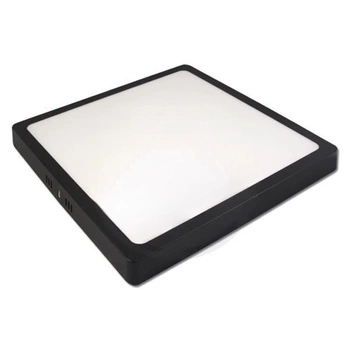 Deckenaufbauleuchte LED-Panel 24W 4000K Schwarzes Quadrat Proma LVT