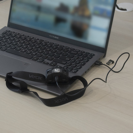 Wiederaufladbare LED-Stirnlampe mit Bewegungssensor XM-L Q5 3W VA0020 VAYOX