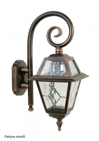 Außengartenlampe Elevation LED-WANDLAMPE Buntglas K 3012/1/N E27 Su-Ma